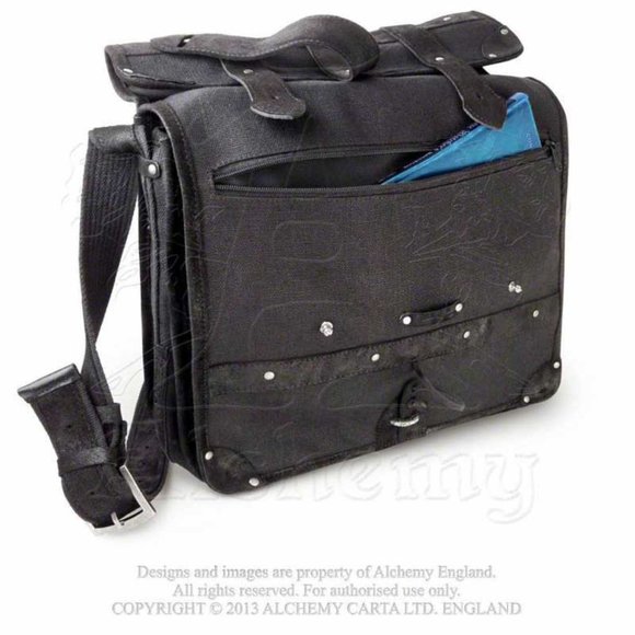 Alchemy Gothic Intrepid Valise Steampunk Bag - Picture 5 of 9